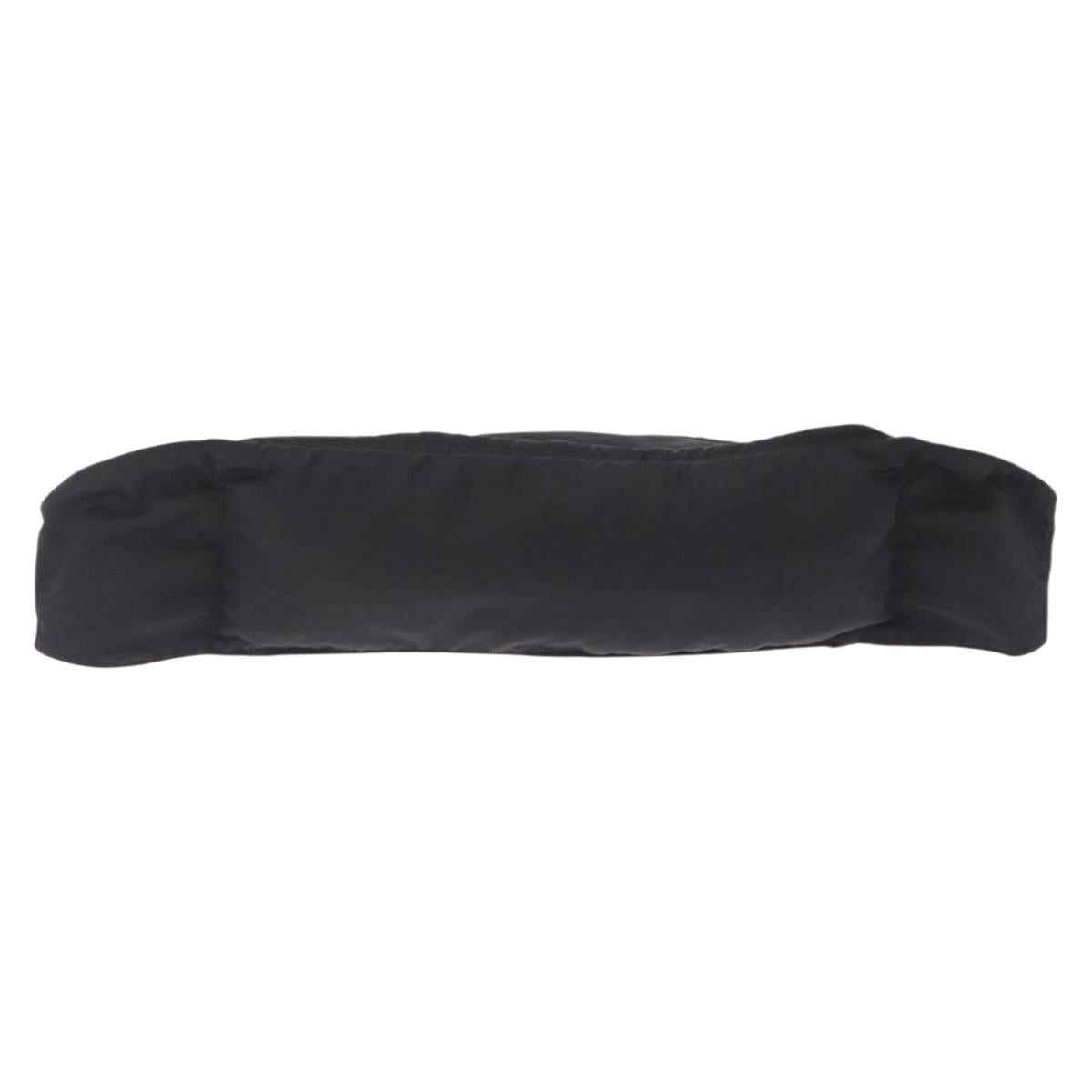 PRADA Waist Bag Nylon Black Silver Auth ka7017A