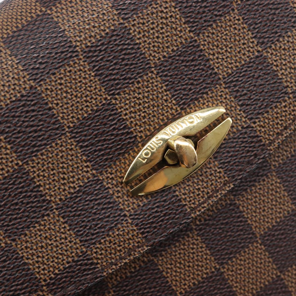 LOUIS VUITTON Damier Ebene Malesherbes Hand Bag N51379 LV Auth ka7018A