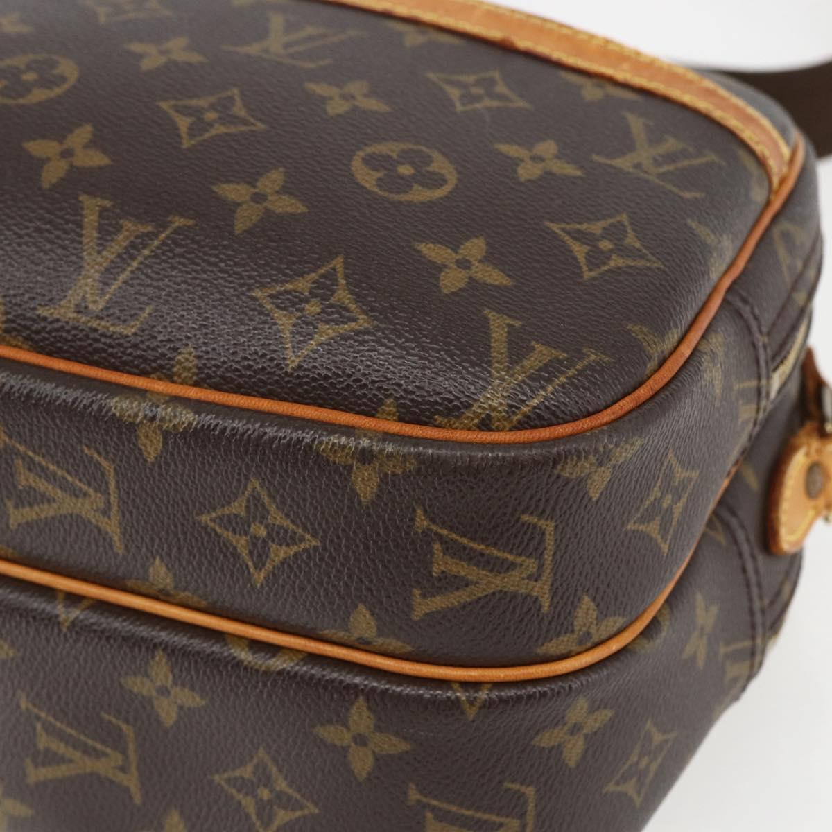 LOUIS VUITTON Monogram Reporter PM Shoulder Bag M45254 LV Auth ka702