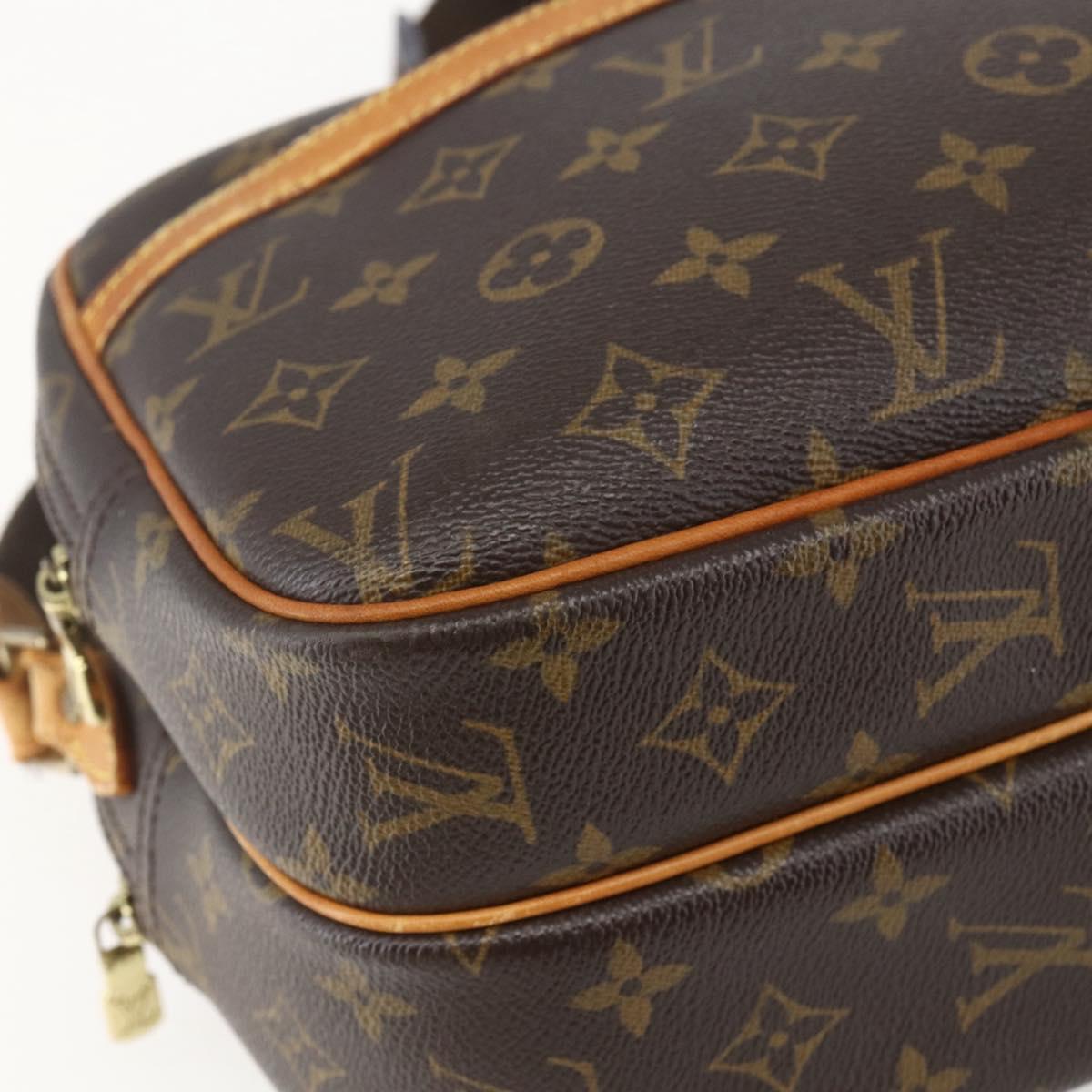 LOUIS VUITTON Monogram Reporter PM Shoulder Bag M45254 LV Auth ka702