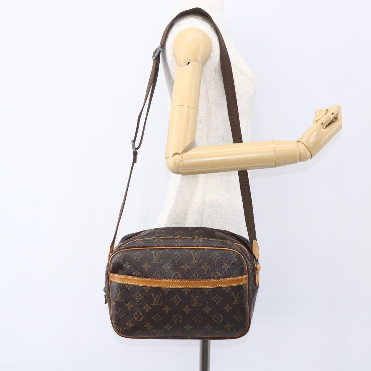 LOUIS VUITTON Monogram Reporter PM Shoulder Bag M45254 LV Auth ka702
