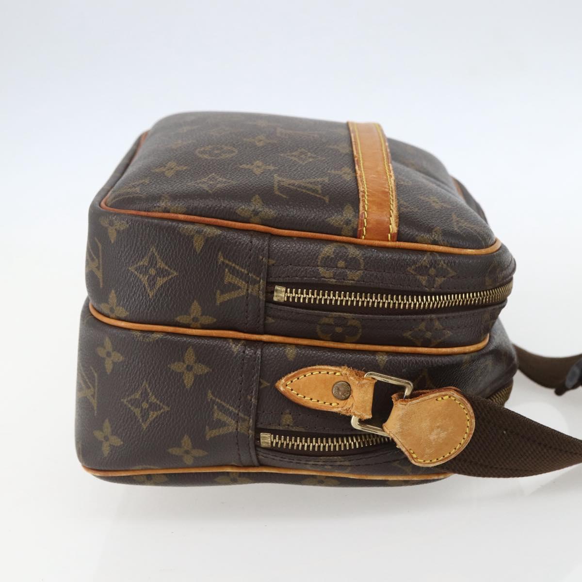 LOUIS VUITTON Monogram Reporter PM Shoulder Bag M45254 LV Auth ka702