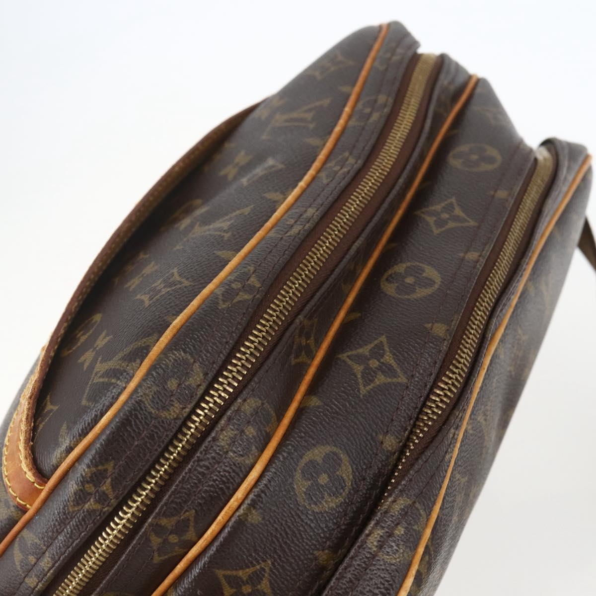 LOUIS VUITTON Monogram Reporter PM Shoulder Bag M45254 LV Auth ka702