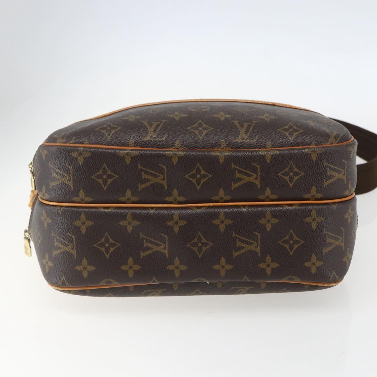 LOUIS VUITTON Monogram Reporter PM Shoulder Bag M45254 LV Auth ka702