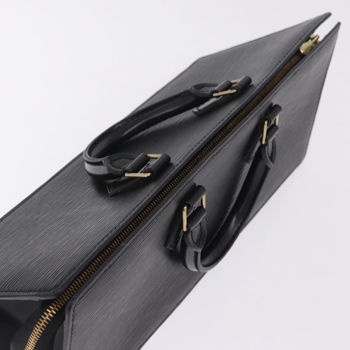 LOUIS VUITTON Epi Sac Tri Angle Hand Bag Black M52092 LV Auth ka7036