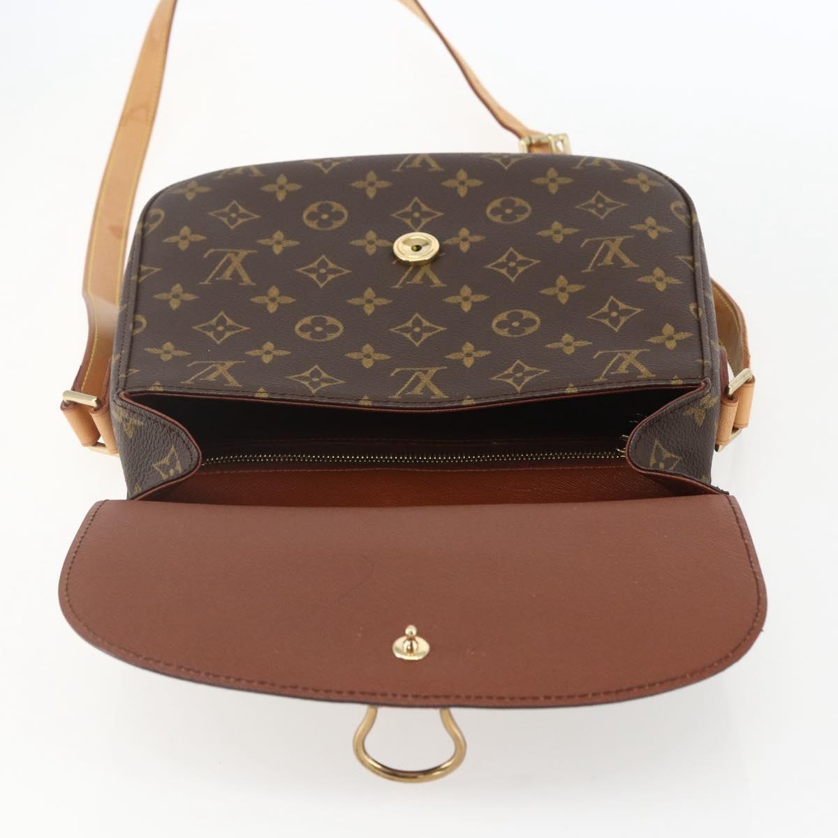 LOUIS VUITTON Monogram Saint Cloud GM Shoulder Bag M51242 LV Auth ka704