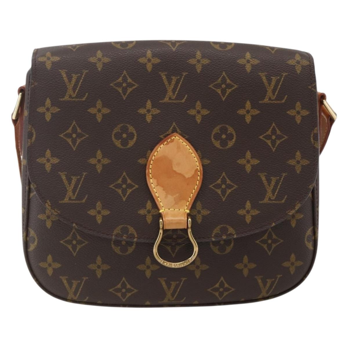 LOUIS VUITTON Monogram Saint Cloud GM Shoulder Bag M51242 LV Auth ka704