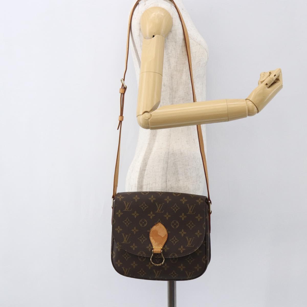 LOUIS VUITTON Monogram Saint Cloud GM Shoulder Bag M51242 LV Auth ka704