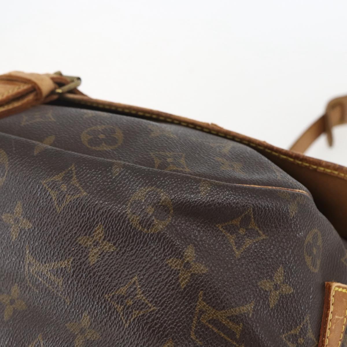 LOUIS VUITTON Monogram Saumur 35 Shoulder Bag M42254 LV Auth ka706