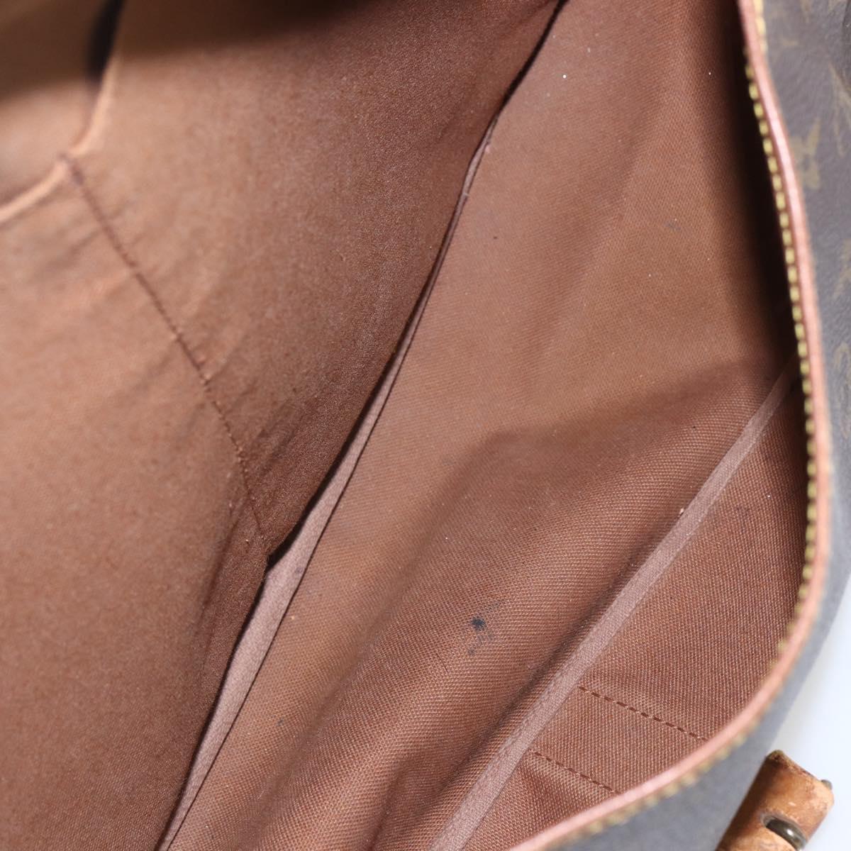 LOUIS VUITTON Monogram Saumur 35 Shoulder Bag M42254 LV Auth ka706