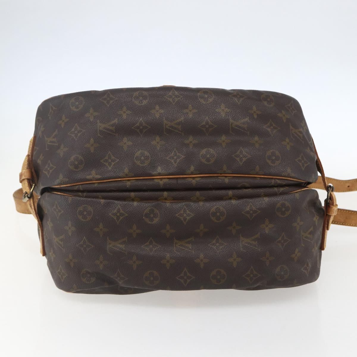 LOUIS VUITTON Monogram Saumur 35 Shoulder Bag M42254 LV Auth ka706