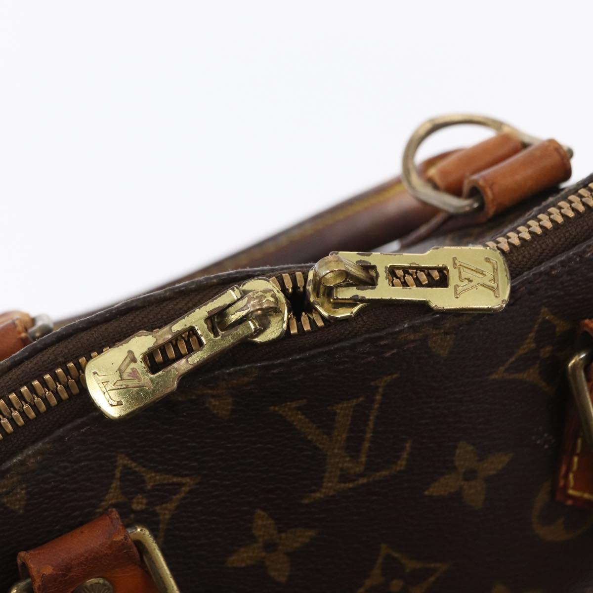 LOUIS VUITTON Monogram Alma Hand Bag M51130 LV Auth ka708