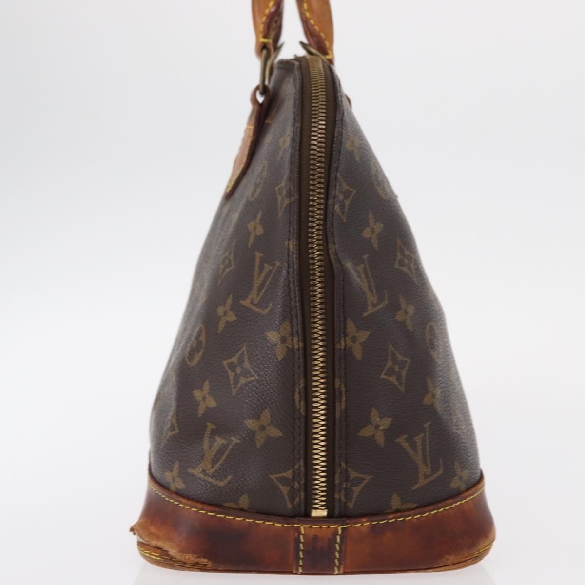 LOUIS VUITTON Monogram Alma Hand Bag M51130 LV Auth ka708