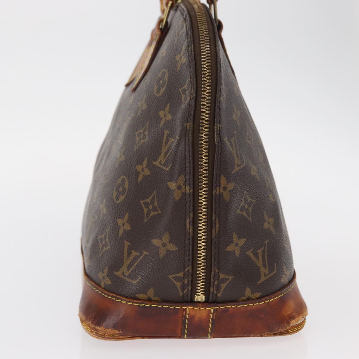 LOUIS VUITTON Monogram Alma Hand Bag M51130 LV Auth ka708
