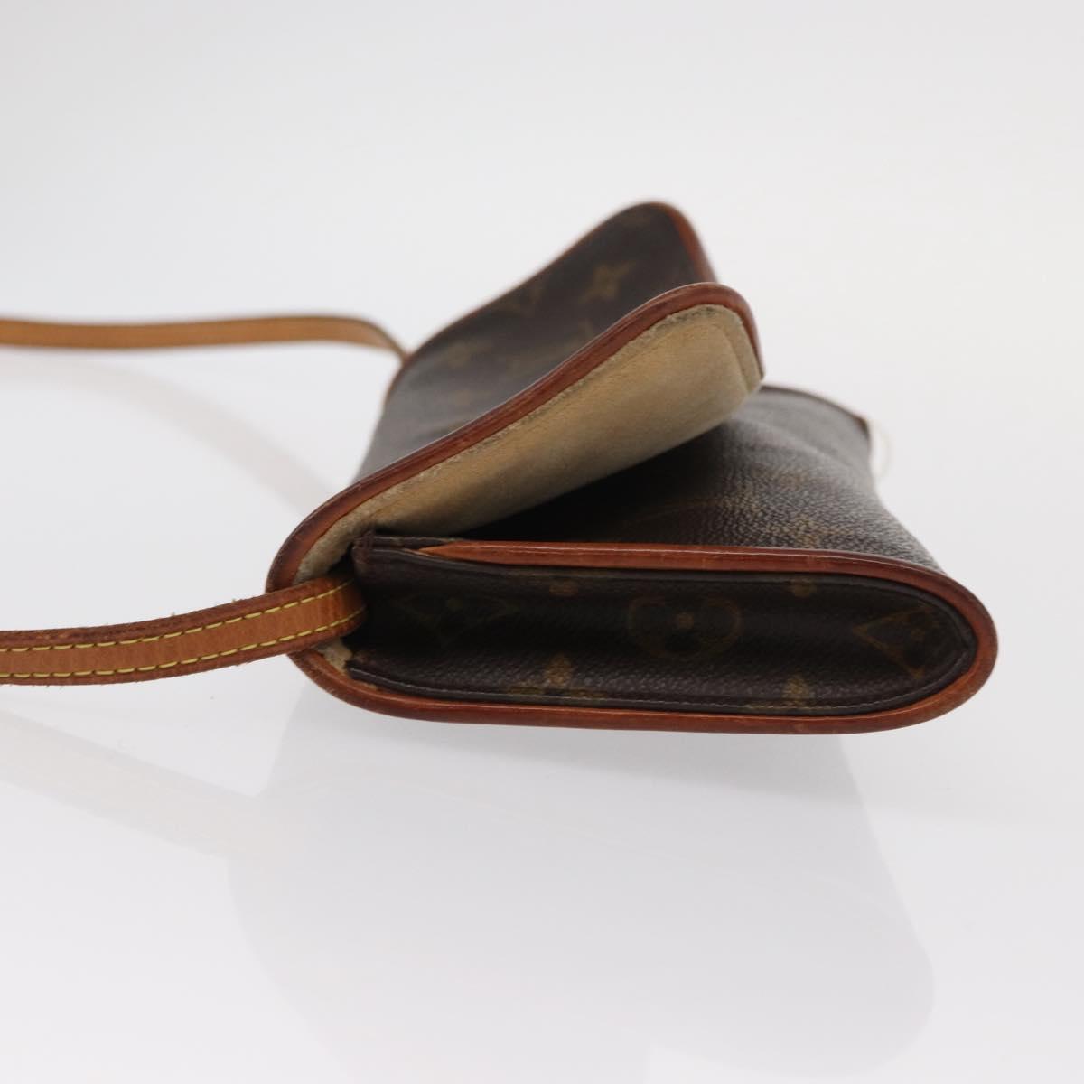 LOUIS VUITTON Monogram Pochette Twin GM Shoulder Bag M51852 LV Auth ka709