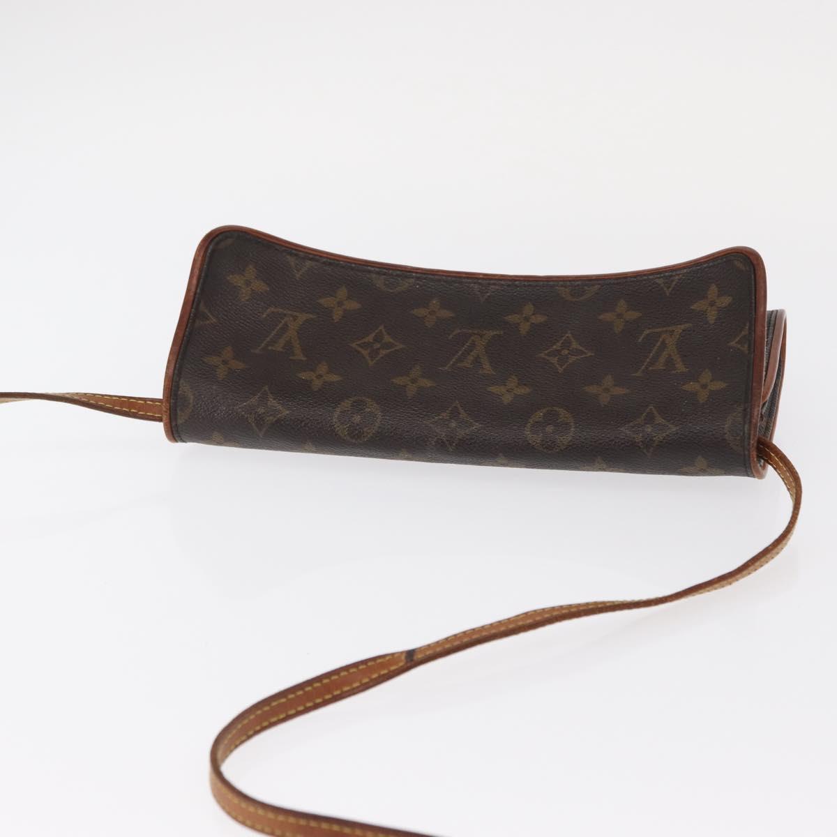 LOUIS VUITTON Monogram Pochette Twin GM Shoulder Bag M51852 LV Auth ka709