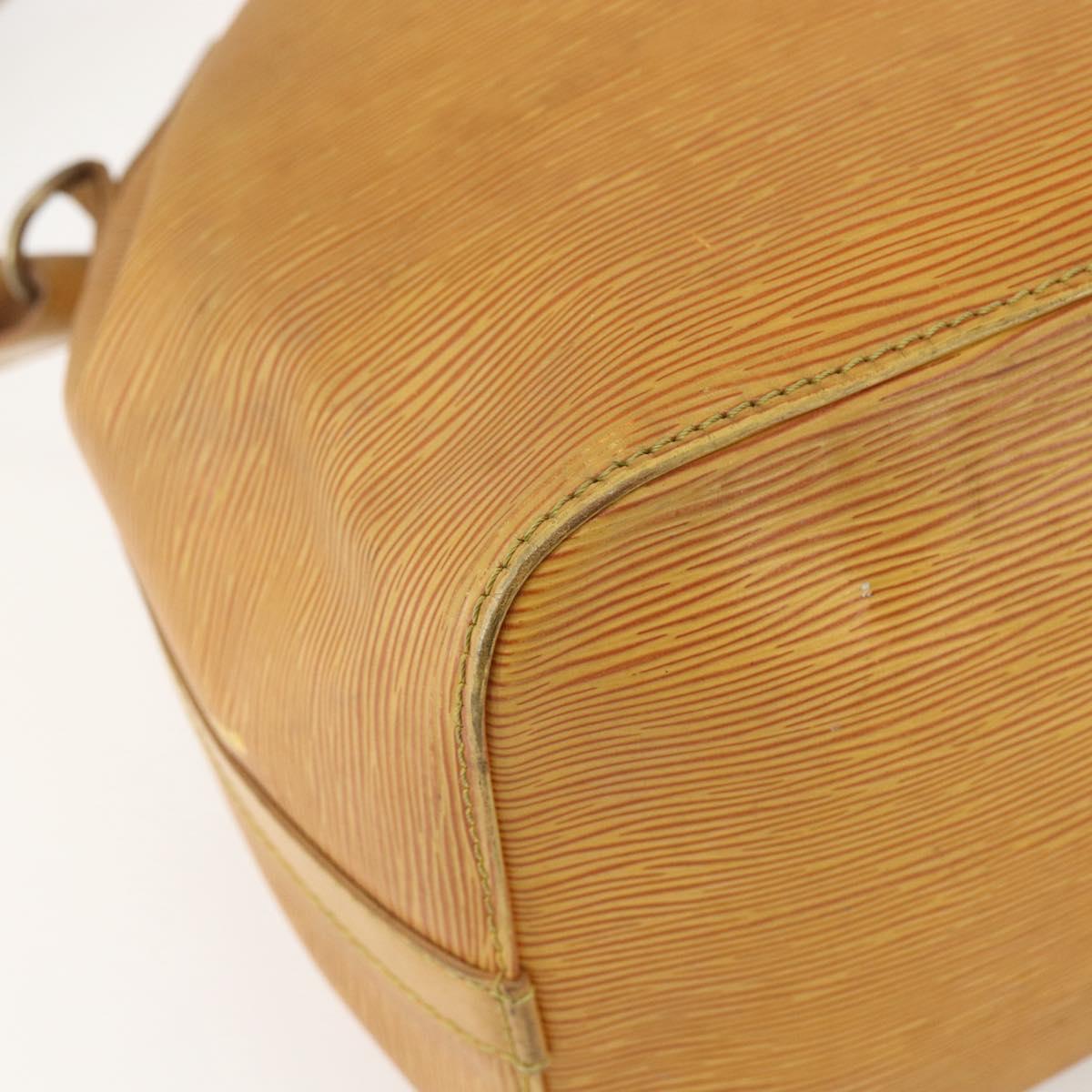 LOUIS VUITTON Epi Petit Noe Shoulder Bag Yellow M44109 LV Auth ka711