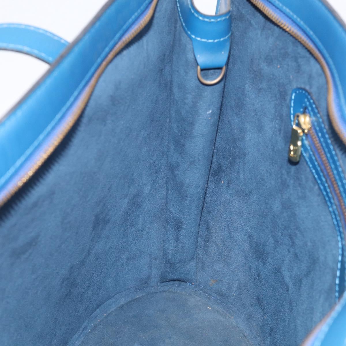 LOUIS VUITTON Epi Saint Jacques Shopping Shoulder Bag Blue M52275 LV Auth ka7138
