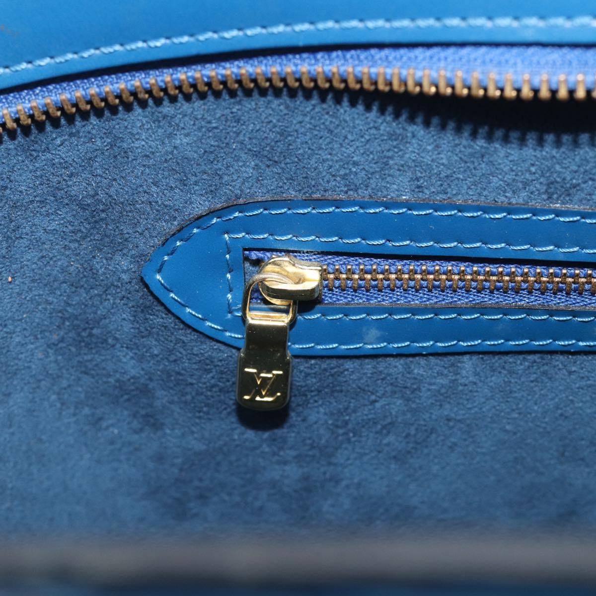 LOUIS VUITTON Epi Saint Jacques Shopping Shoulder Bag Blue M52275 LV Auth ka7138
