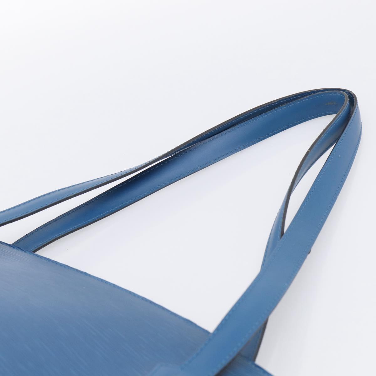 LOUIS VUITTON Epi Saint Jacques Shopping Shoulder Bag Blue M52275 LV Auth ka7138