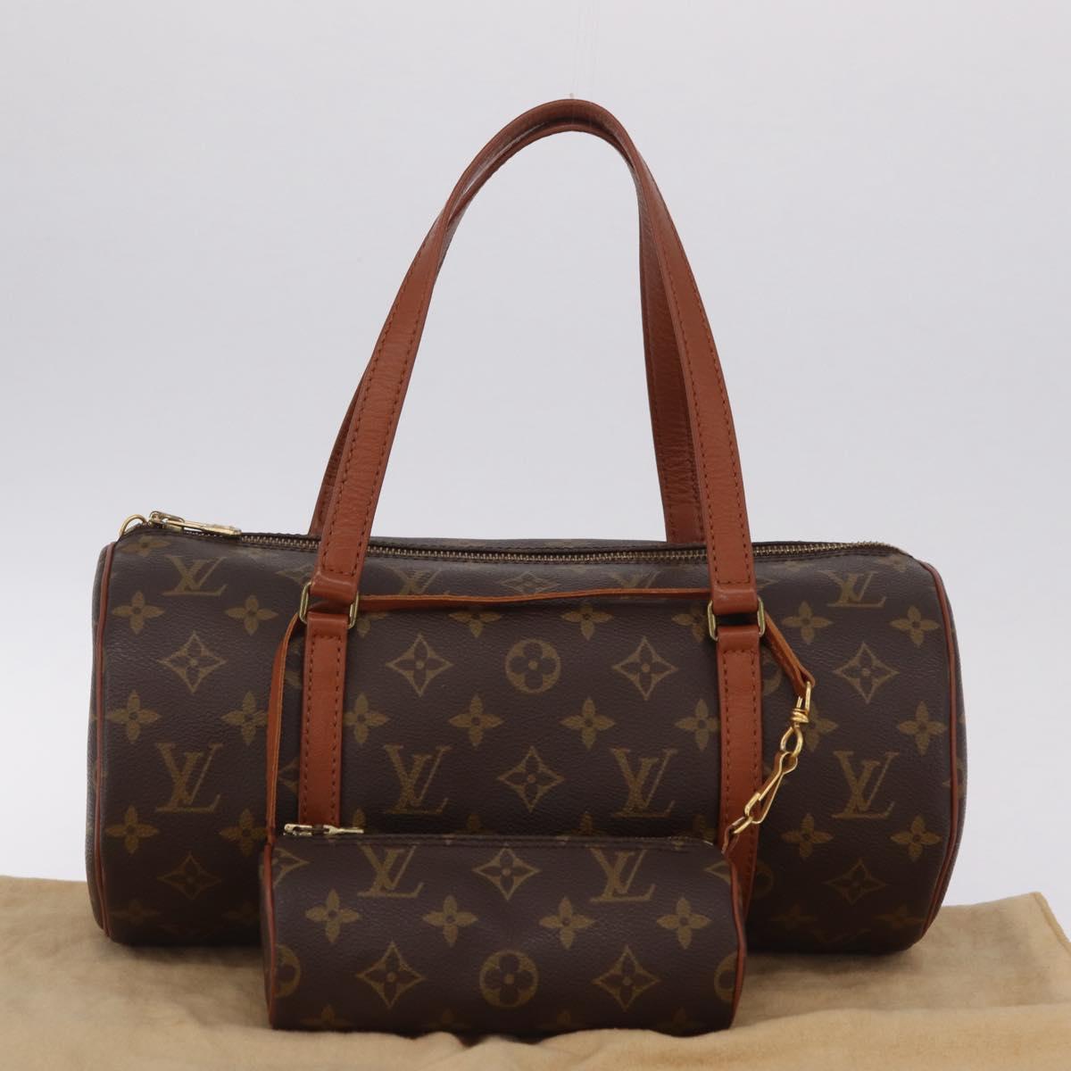 LOUIS VUITTON Monogram Papillon 30 Hand Bag M51365 LV Auth ka7139V