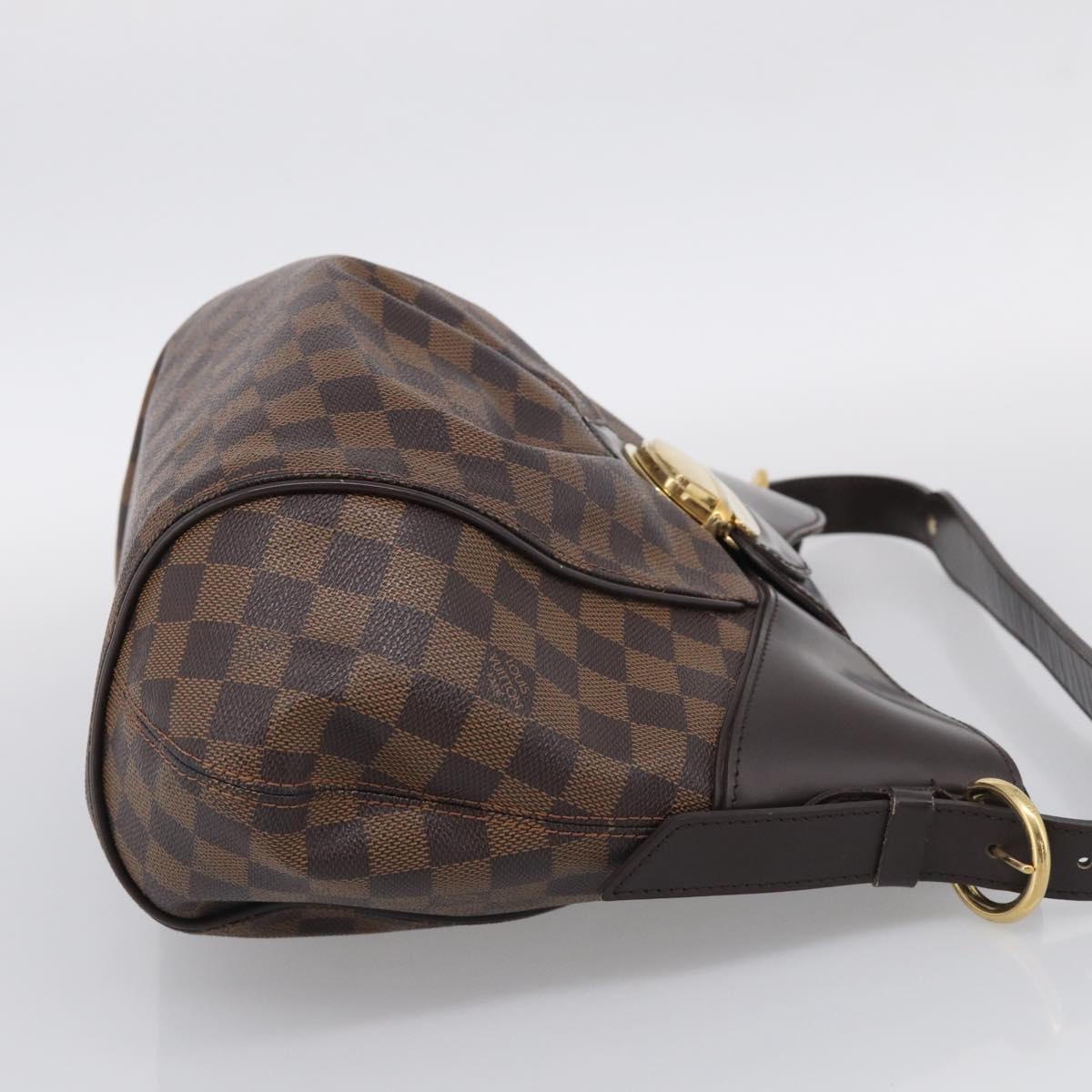 LOUIS VUITTON Damier Ebene Sistina MM Shoulder Bag N41541 LV Auth ka7149