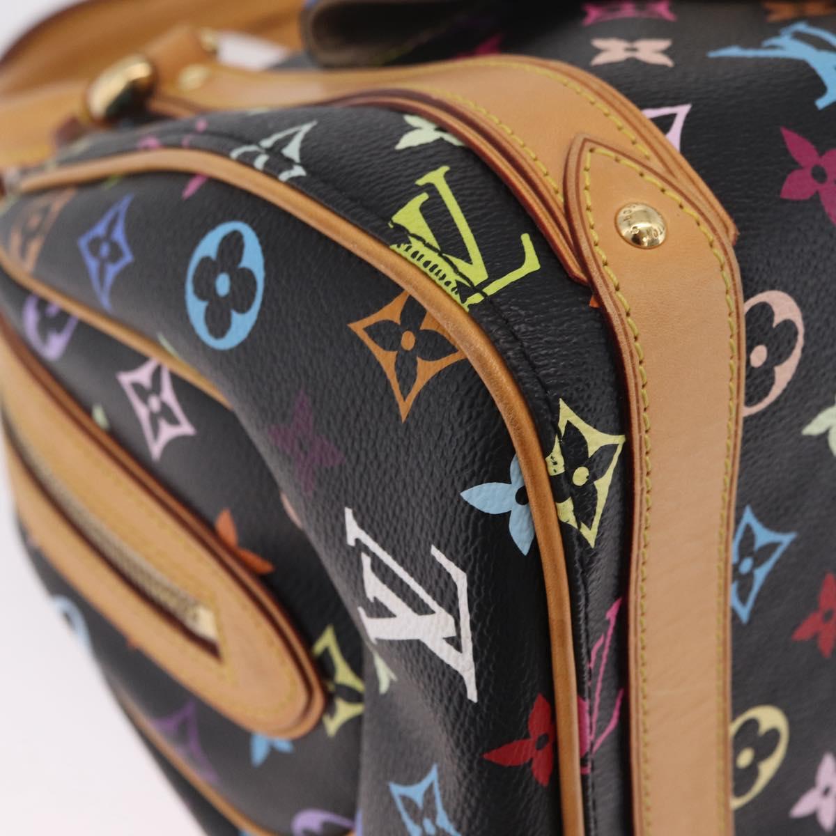 LOUIS VUITTON Monogram Multicolor Priscilla Bag Black M40097 LV Auth ka7154V