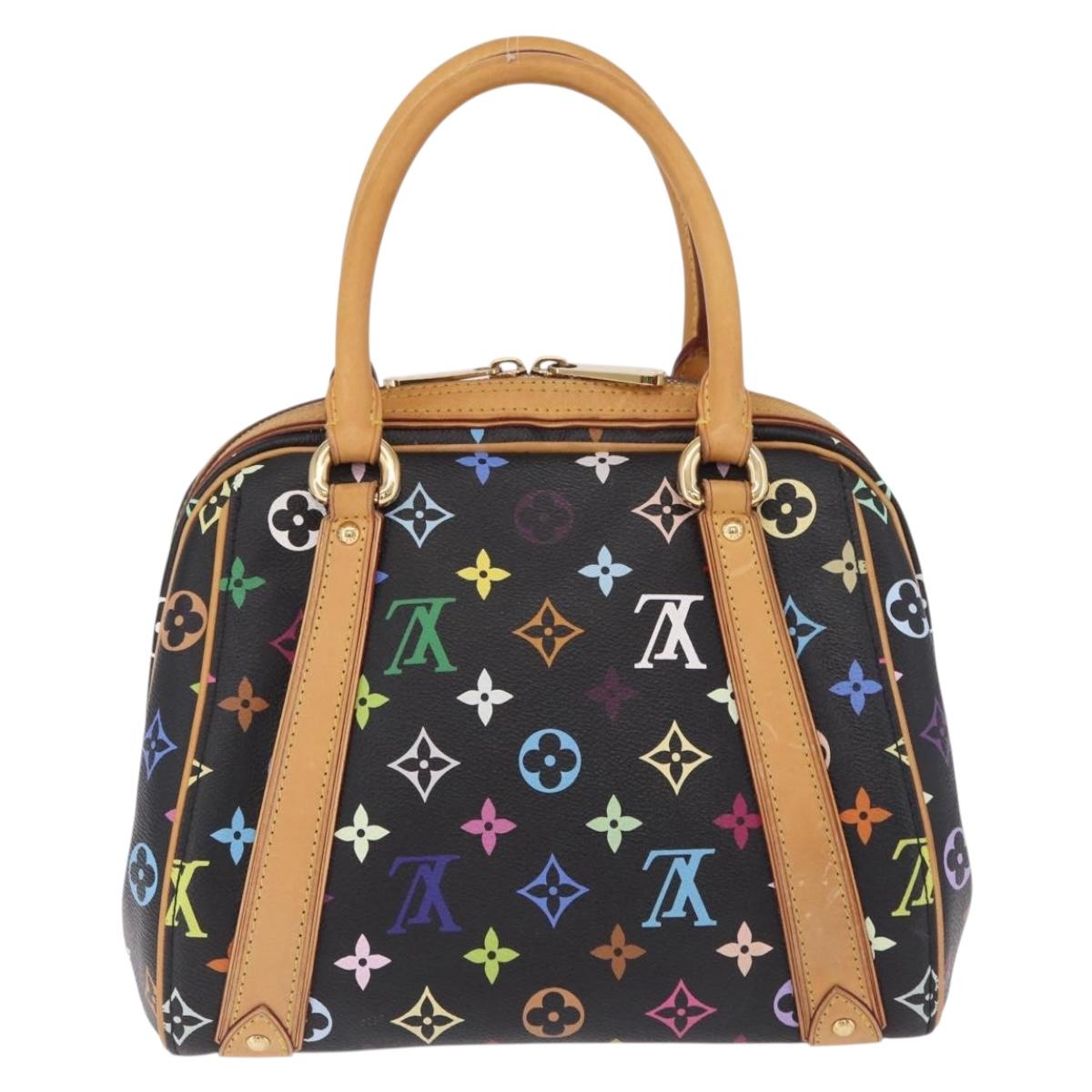 LOUIS VUITTON Monogram Multicolor Priscilla Bag Black M40097 LV Auth ka7154V