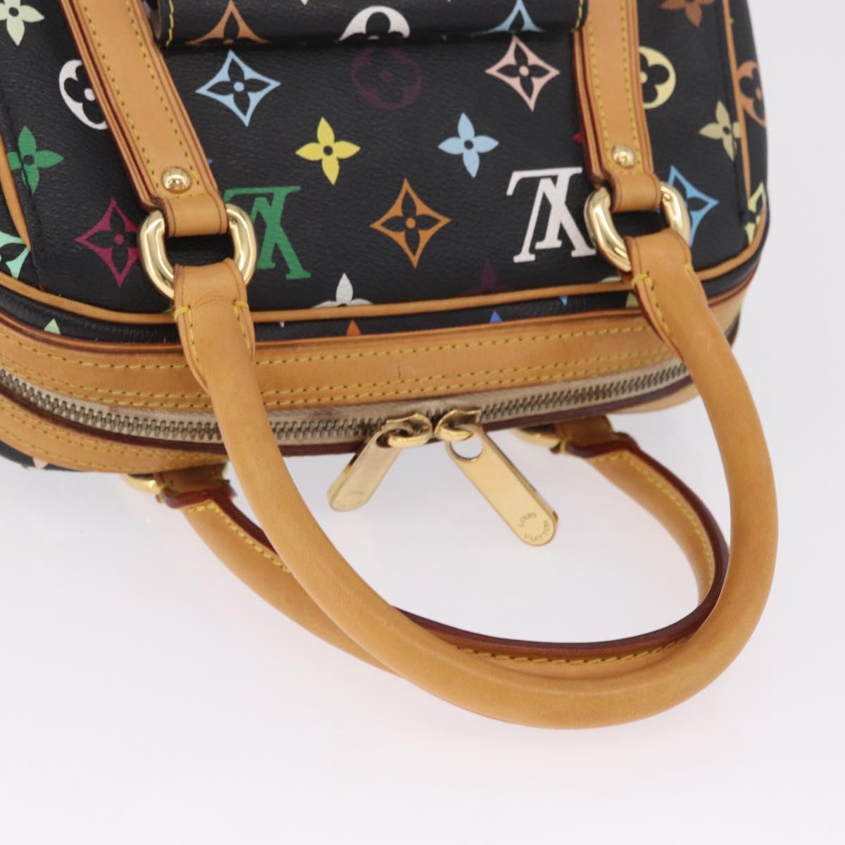 LOUIS VUITTON Monogram Multicolor Priscilla Bag Black M40097 LV Auth ka7154V