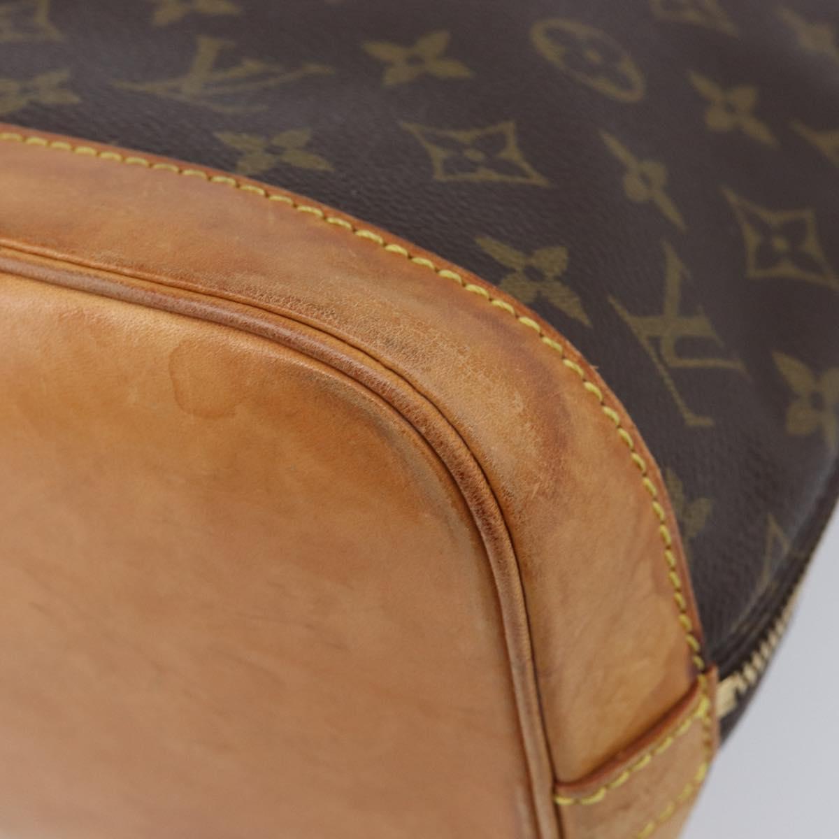 LOUIS VUITTON Monogram Alma Hand Bag M51130 LV Auth ka7155