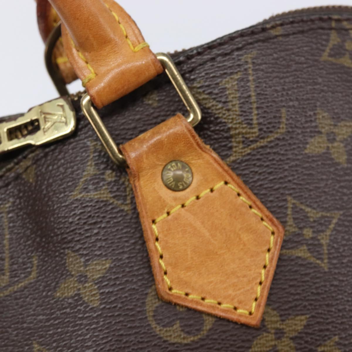LOUIS VUITTON Monogram Alma Hand Bag M51130 LV Auth ka7155