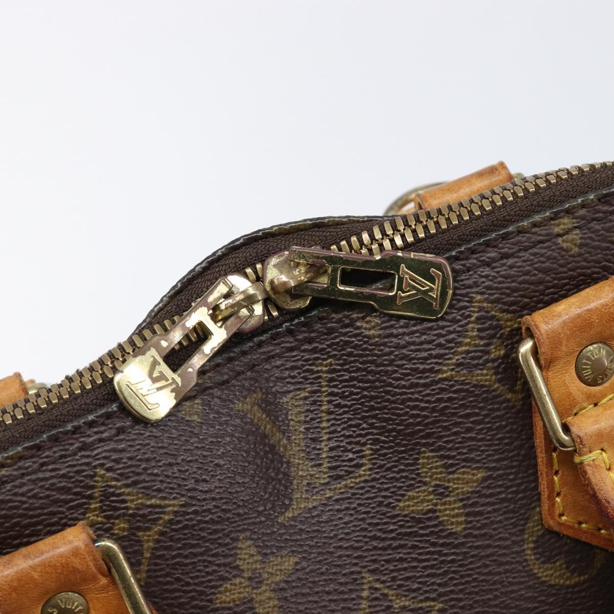 LOUIS VUITTON Monogram Alma Hand Bag M51130 LV Auth ka7155