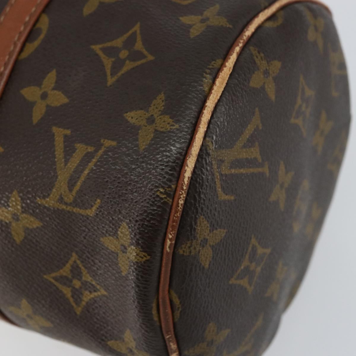 LOUIS VUITTON Monogram Papillon 30 Hand Bag M51385 LV Auth ka716