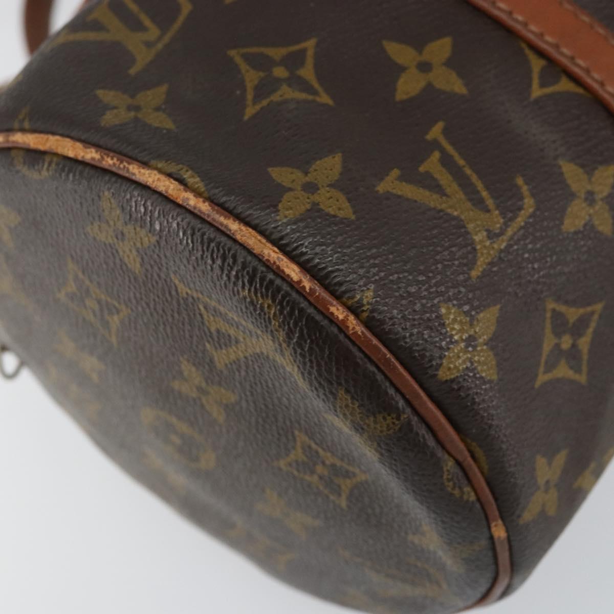 LOUIS VUITTON Monogram Papillon 30 Hand Bag M51385 LV Auth ka716