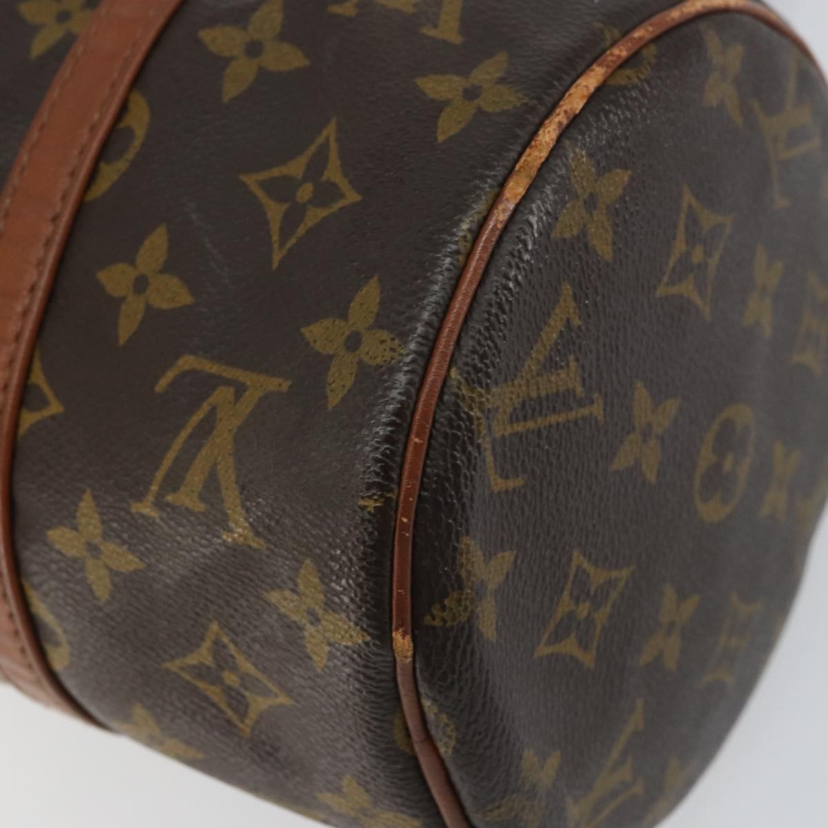 LOUIS VUITTON Monogram Papillon 30 Hand Bag M51385 LV Auth ka716