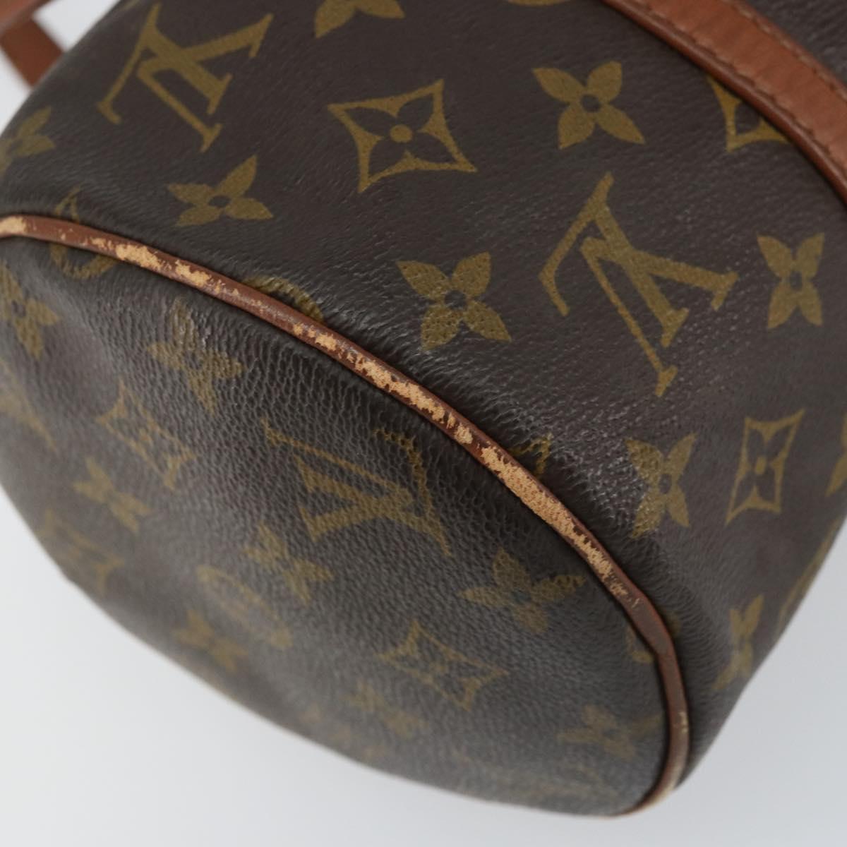 LOUIS VUITTON Monogram Papillon 30 Hand Bag M51385 LV Auth ka716