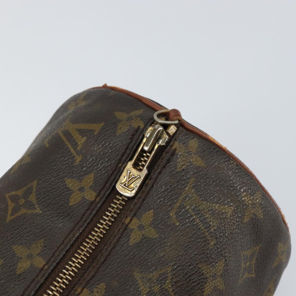 LOUIS VUITTON Monogram Papillon 30 Hand Bag M51385 LV Auth ka716