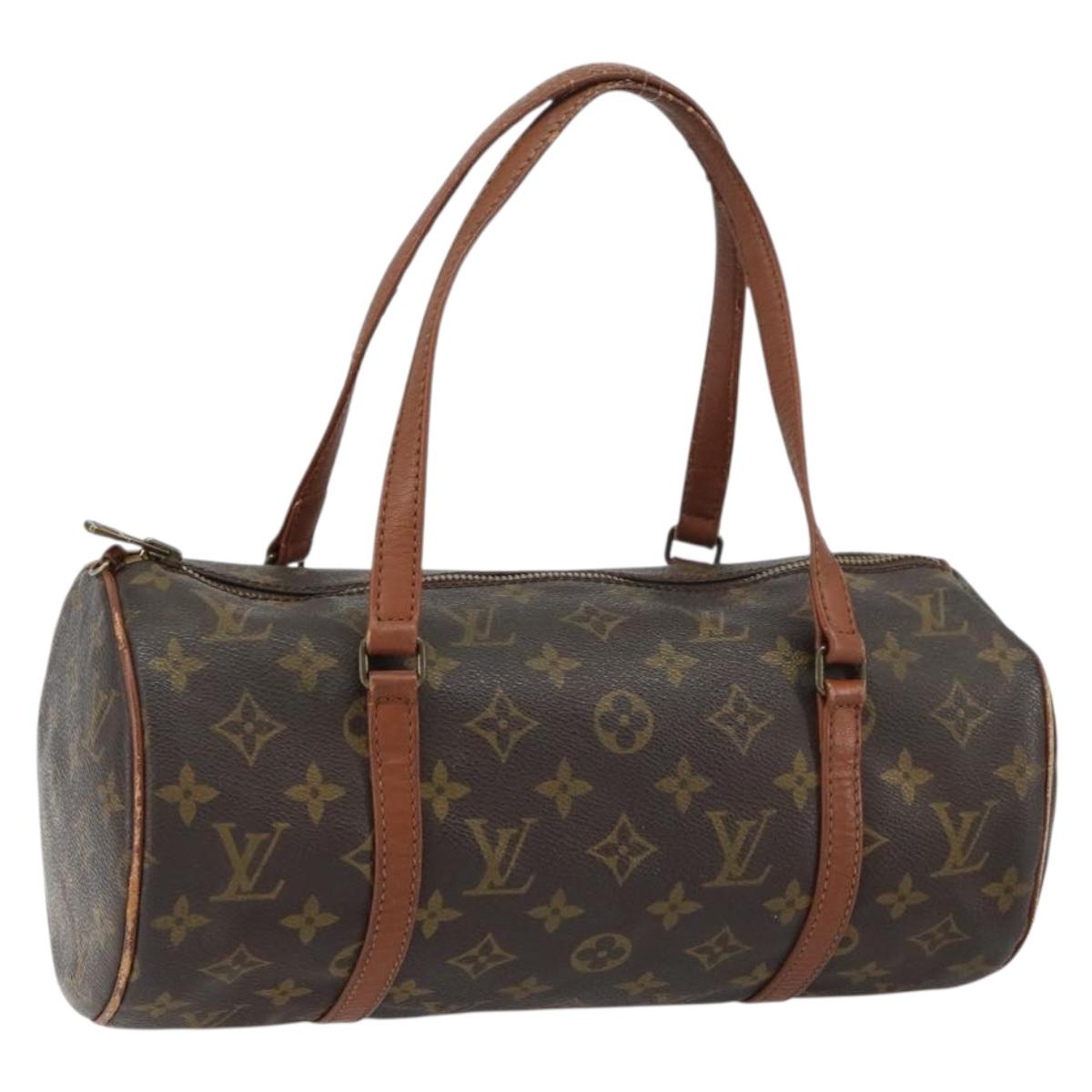 LOUIS VUITTON Monogram Papillon 30 Hand Bag M51385 LV Auth ka716