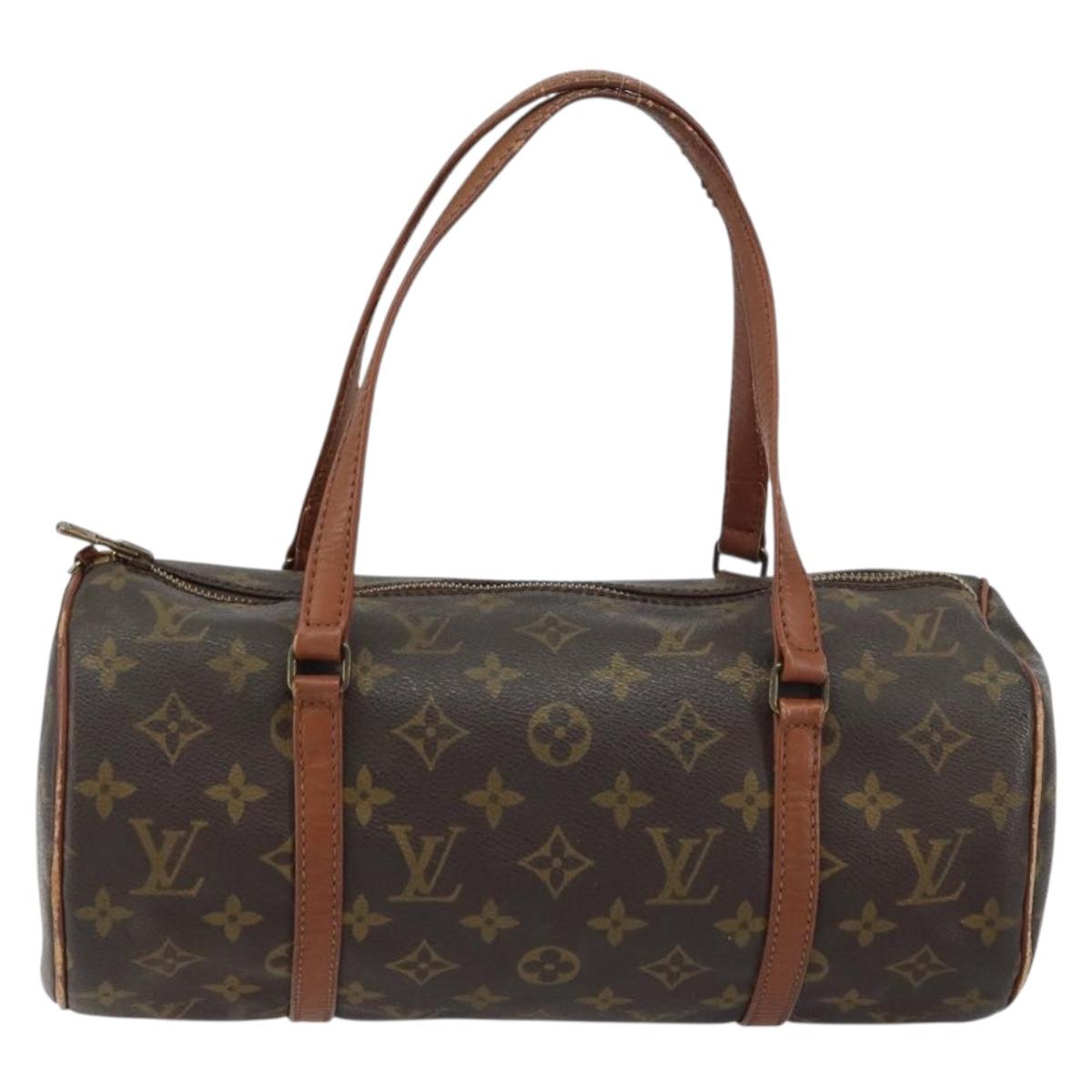 LOUIS VUITTON Monogram Papillon 30 Hand Bag M51385 LV Auth ka716