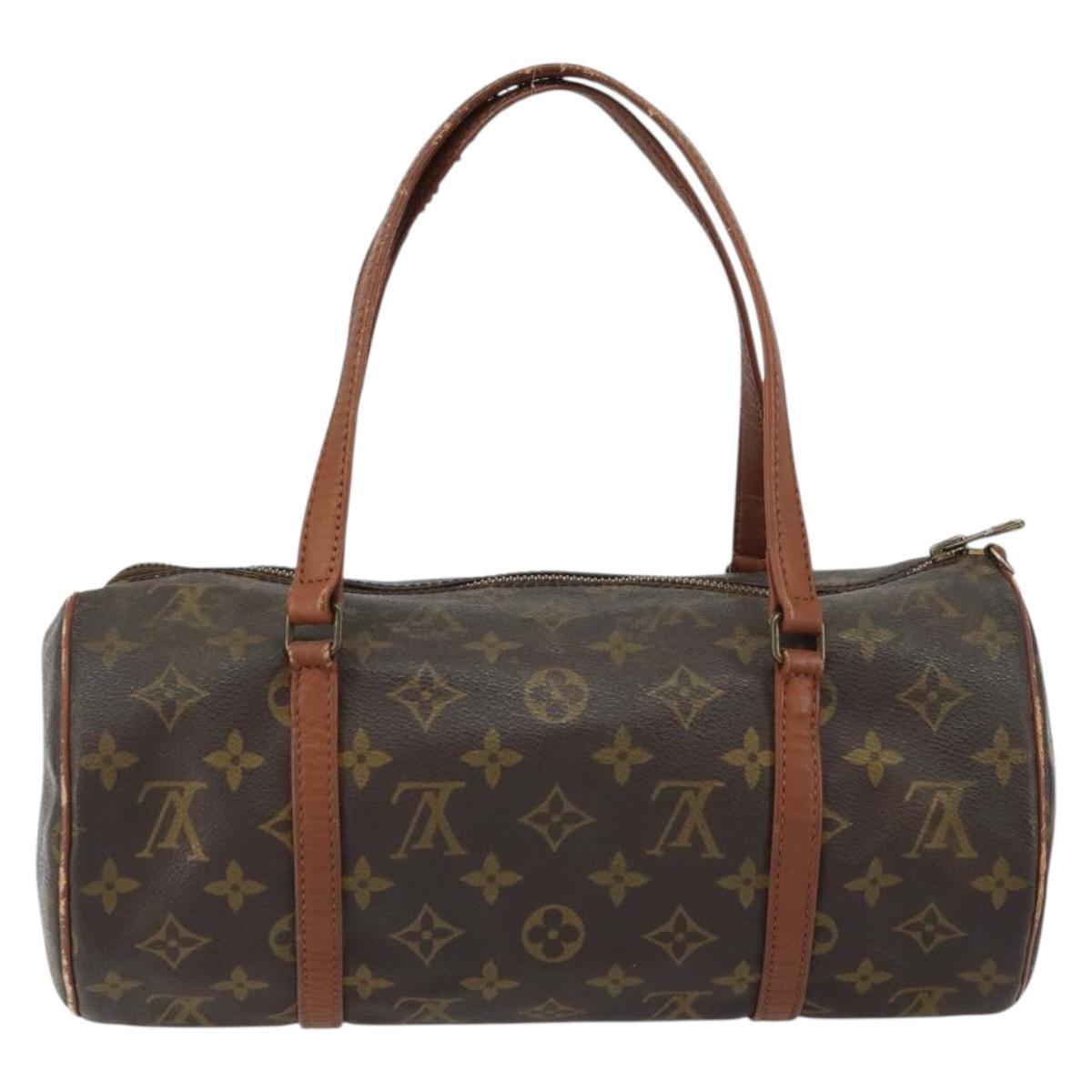 LOUIS VUITTON Monogram Papillon 30 Hand Bag M51385 LV Auth ka716