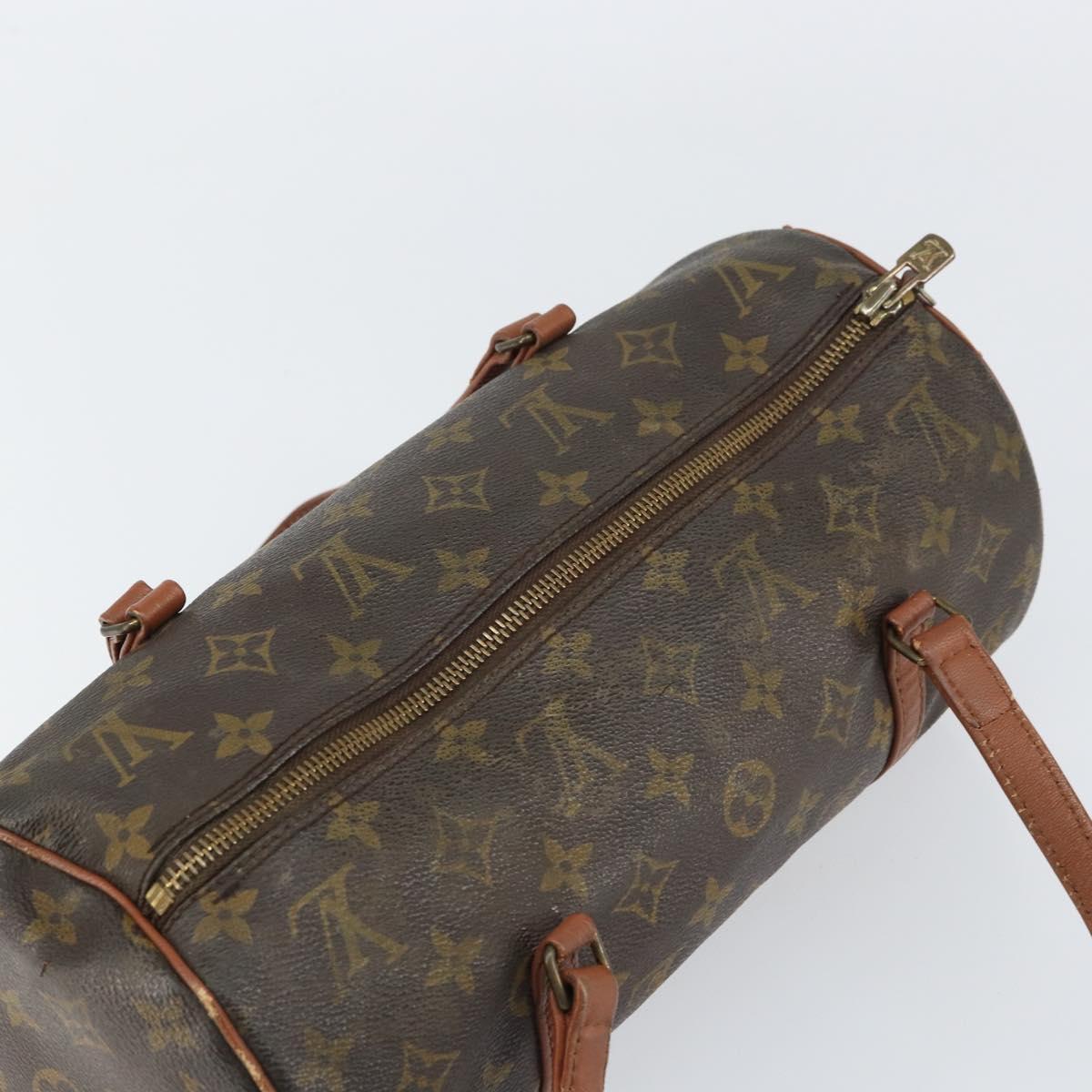 LOUIS VUITTON Monogram Papillon 30 Hand Bag M51385 LV Auth ka716