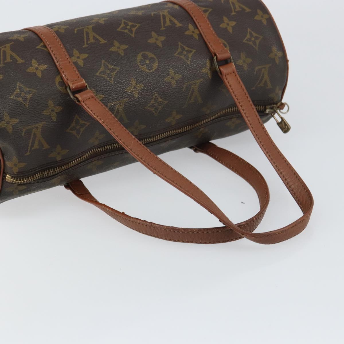 LOUIS VUITTON Monogram Papillon 30 Hand Bag M51385 LV Auth ka716