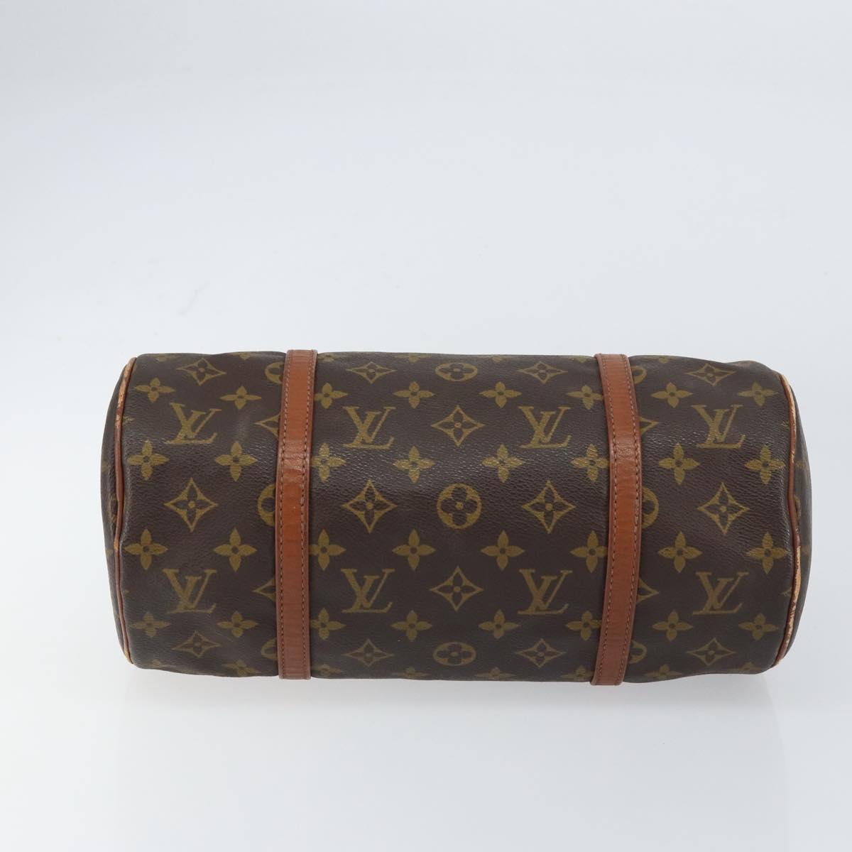 LOUIS VUITTON Monogram Papillon 30 Hand Bag M51385 LV Auth ka716