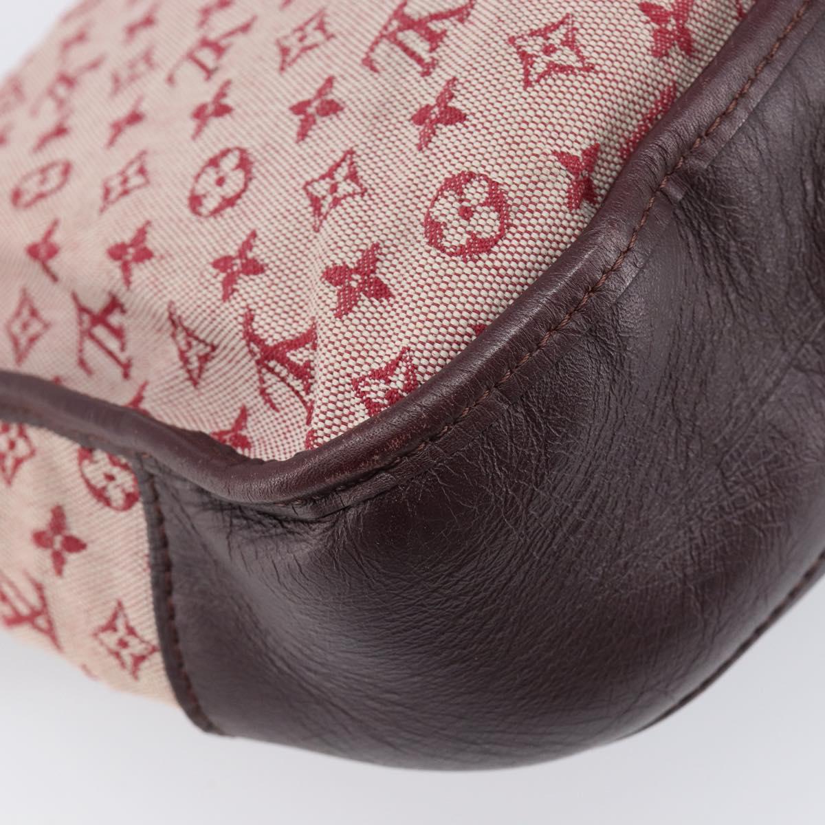 LOUIS VUITTON Monogram Mini Belanger Shoulder Bag Red M92171 LV Auth ka7173