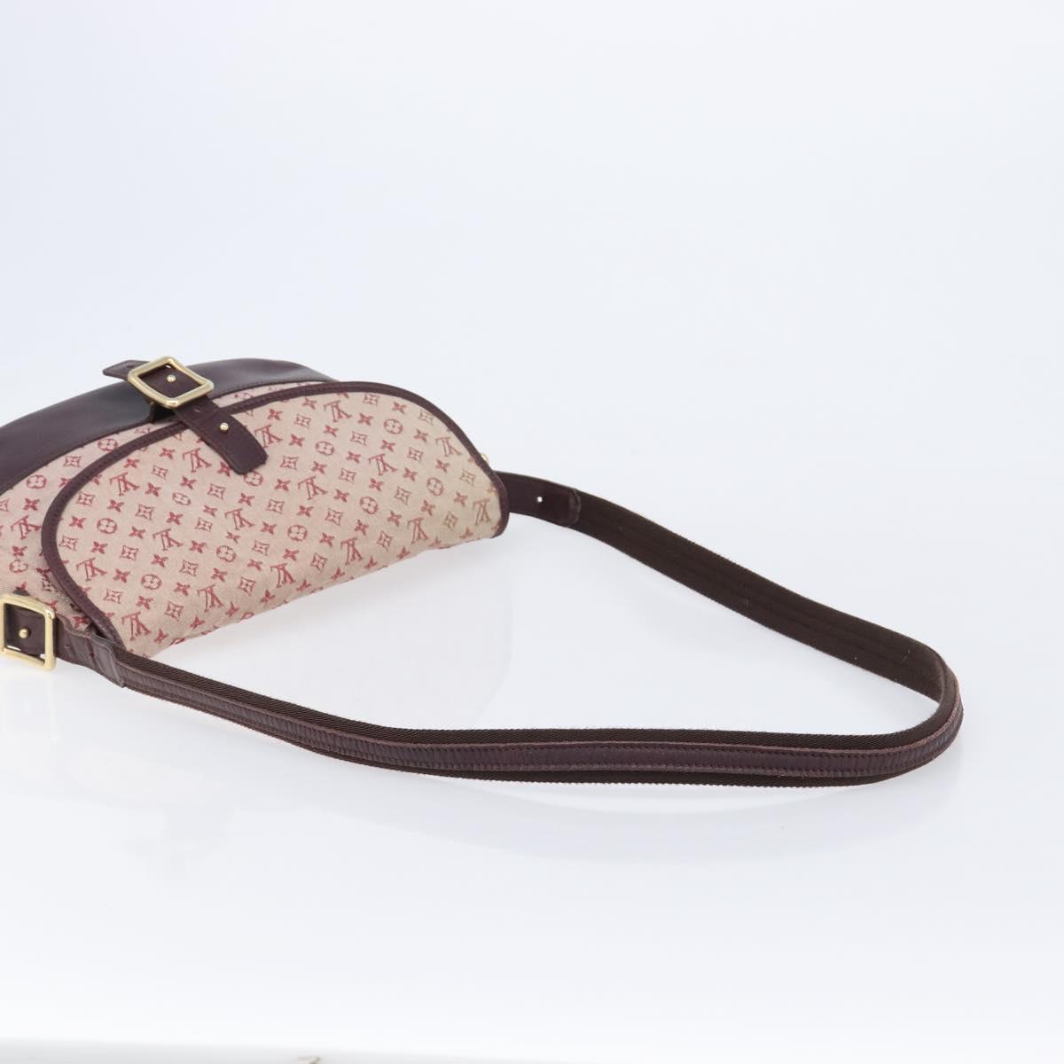 LOUIS VUITTON Monogram Mini Belanger Shoulder Bag Red M92171 LV Auth ka7173
