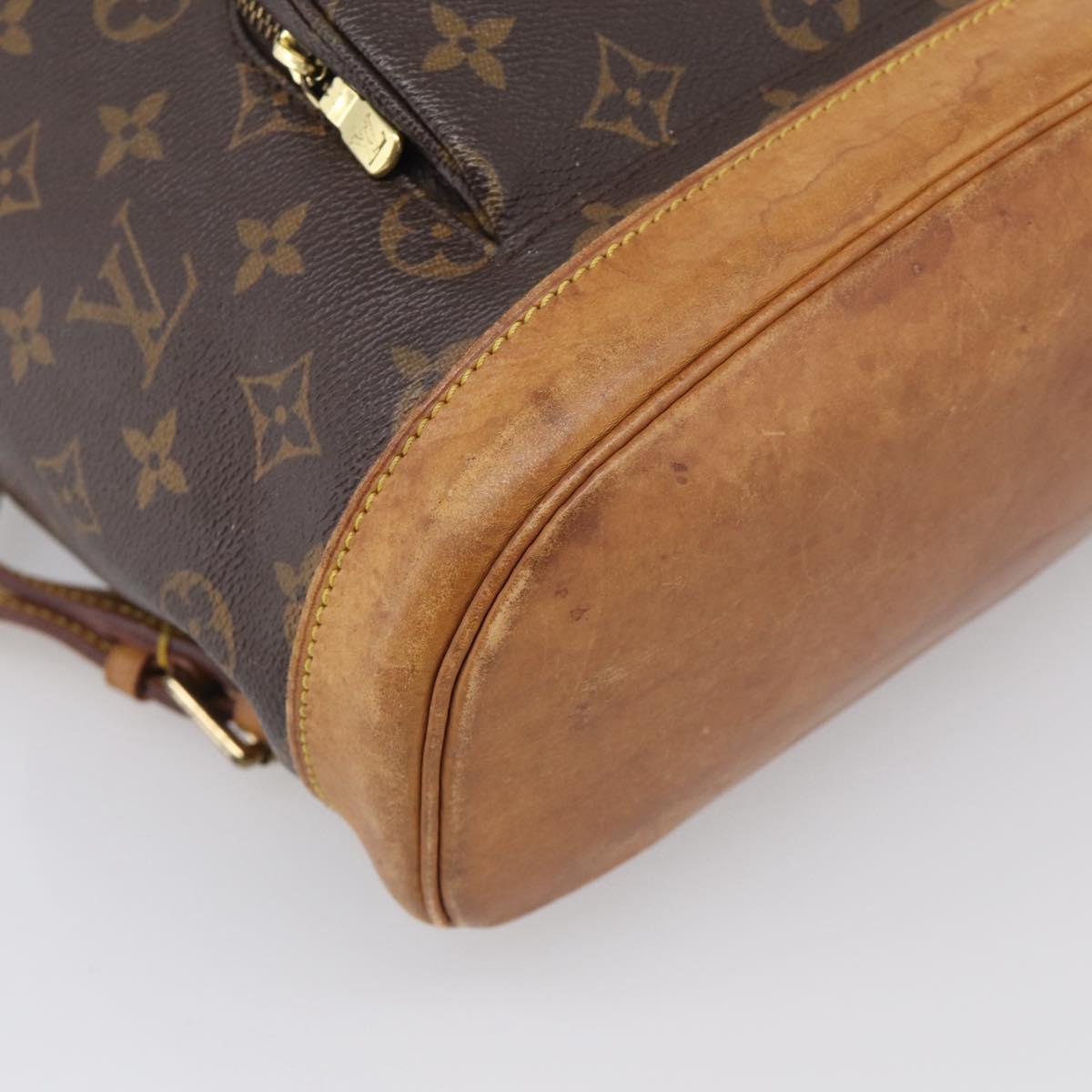 LOUIS VUITTON Monogram Montsouris MM Backpack M51136 LV Auth ka7178