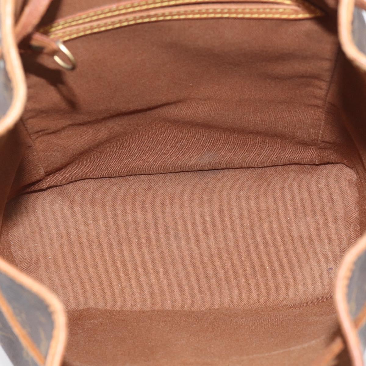 LOUIS VUITTON Monogram Montsouris MM Backpack M51136 LV Auth ka7178