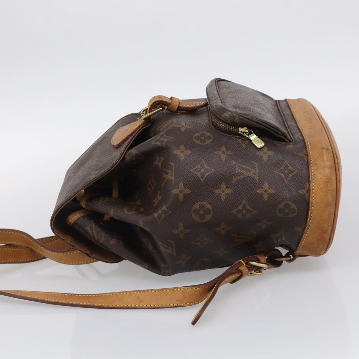 LOUIS VUITTON Monogram Montsouris MM Backpack M51136 LV Auth ka7178