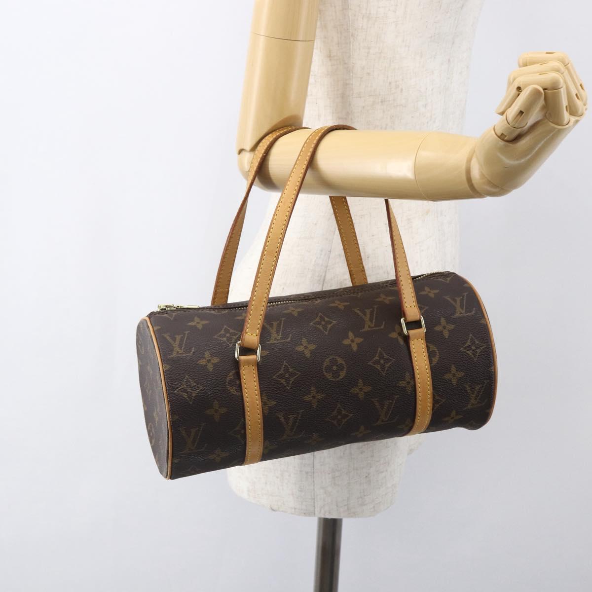 LOUIS VUITTON Monogram Papillon 26 Hand Bag M51386 LV Auth ka717SAV