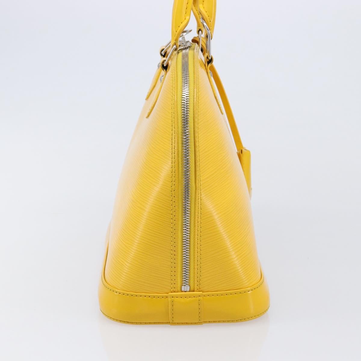 LOUIS VUITTON Epi Alma PM Hand Bag Yellow citron M40619 LV Auth ka7182A